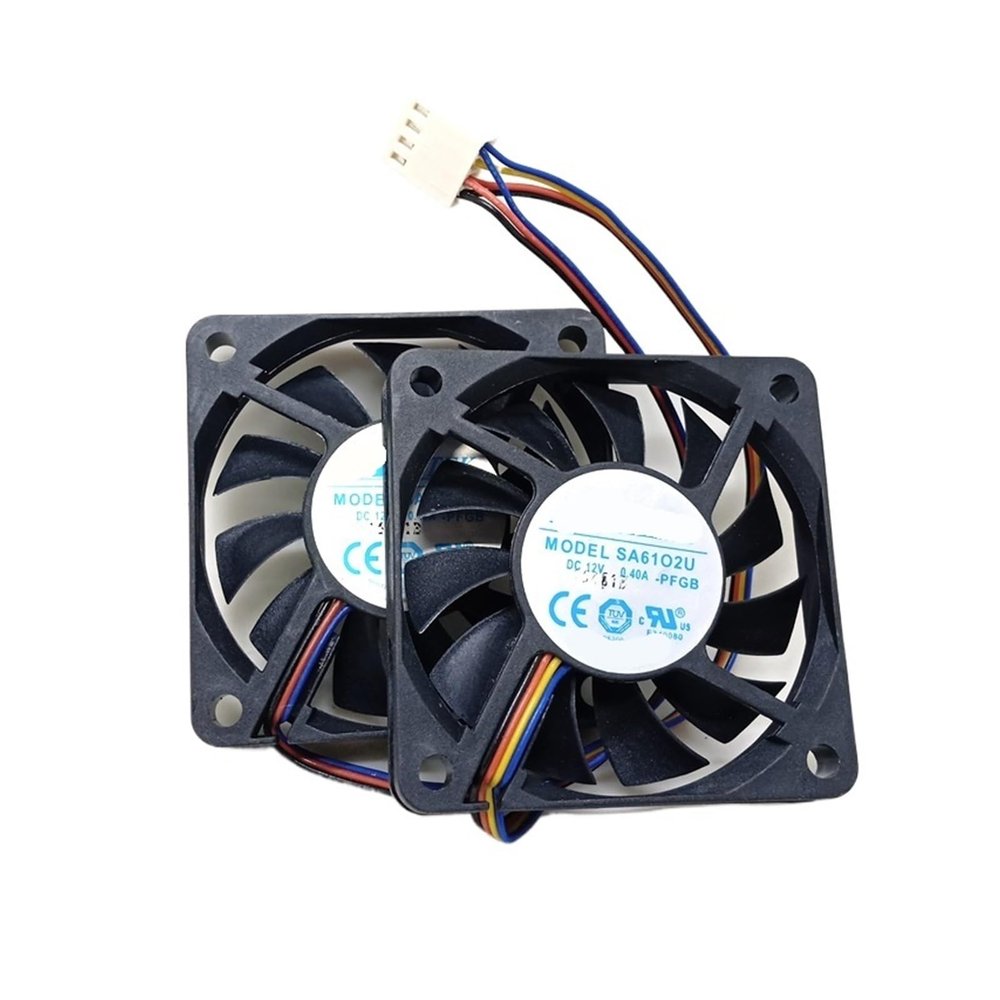 1pair 6cm 6010 SA6102U Cooling Fan