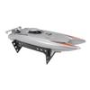 Dual Motor RC Racing Boat, 2.4GHz 30km/h High-Speed Waterproof Electric RC Speedboat with Display Stand for Hobbyists view 2