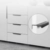 AUHSTYEC Concealed Handles, 1 PCS Hidden Aluminum Alloy Hidden Handle Tab Pulls(Length 500mm) view 4
