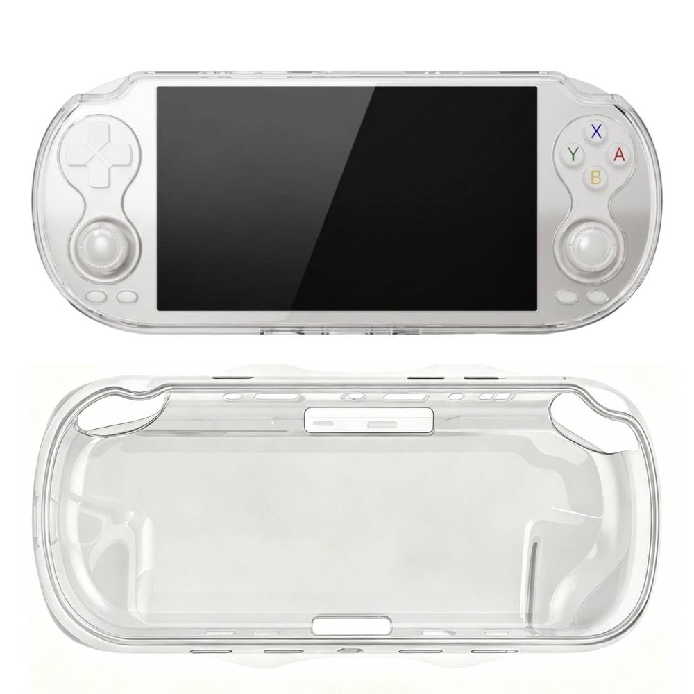 Protective Cover Case for Anbernic RG Vita Pro/RG Vita, TPU Protective Sleeve Skin Case Cover Anti-Drop Shockproof Protector Shell for Anbernic RG Vita Pro Handheld Game ConsoleTransparent