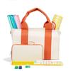 Deluxe Acrylic Mahjong Starter Kit, Cirquejong Style, 160 Tiles with Racks, Mat & Vegan Leather Case view 1