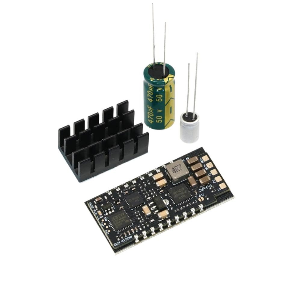 Brushless ESC 7-26V AM32 V2.5 75A 85A 32-Bit Speed Controller Sine Startup with Onboard BEC Compatible with FPV Drone(Two Way for car)