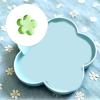Mahjong Dices Holder Tray Flower Shaped Plate Perfect for Organizing Small Items and Other Tiny Accessories Mahjong Die Holder view 2