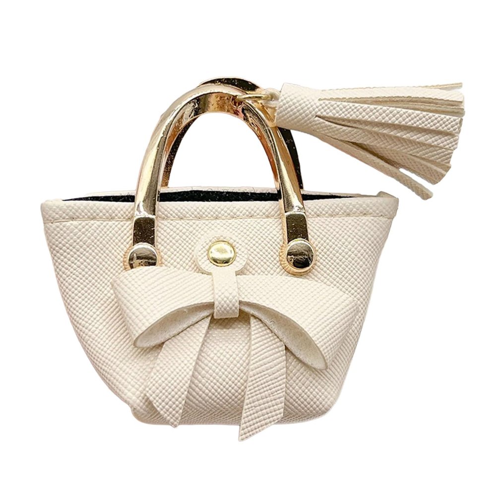 Miniature Fabric Handbag for 12 Inch Fashion Dolls 1/6 Scale Tiny Shopping Tote Bag Outfit Dress Up Accessory