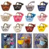 Miniature Fabric Handbag for 12 Inch Fashion Dolls 1/6 Scale Tiny Shopping Tote Bag Outfit Dress Up Accessory view 2
