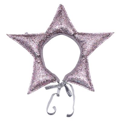 FUYISEN Star Headpiece Clip Crown Glittered Star Hat Hair Styling for Halloween Headbands Hat Princess Photo Props Headpiece