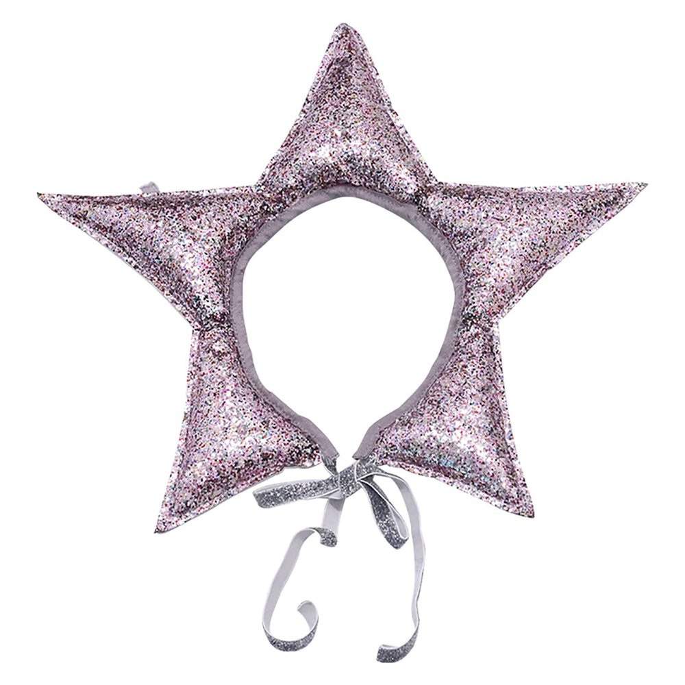 FUYISEN Star Headpiece Clip Crown Glittered Star Hat Hair Styling for Halloween Headbands Hat Princess Photo Props Headpiece