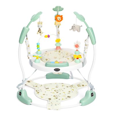 Kinder King Baby Activity Center, Music & Lights, Adjustable Heights, Green