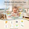 Kinder King Baby Activity Center, Music & Lights, Adjustable Heights, Green view 4