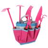 Toddler Gardening Tool Set with Sun Hat and Gloves Kit for Children Learning Pink view 3