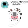 Silicone Protective Case with Lanyard for Punirunes Interactive Digital Toy, for custom Fit 9.6 x 8.6 x 5.8 cm, Scratch and for impact Resistant White Cover for Portable Outdoor Use view 3