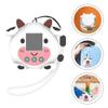 Silicone Protective Case with Lanyard for Punirunes Interactive Digital Toy, for custom Fit 9.6 x 8.6 x 5.8 cm, Scratch and for impact Resistant White Cover for Portable Outdoor Use view 4