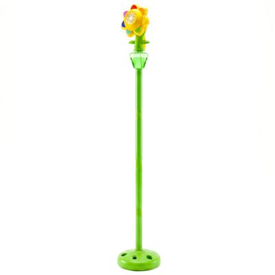 Automatic Sunflower Bubble Machine for Kids, 2-in-1 Handheld & Adjustable Stand Bubble Maker, 20000 Bubbles/Min, Auto Swing, LED Lights, Rechargeable Outdoor Toy for Backyard Party