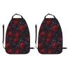 XBubupX Luxury Victorian Gothic Red Roses Pattern Car Seat Back Kick Protectors,2 Pack Kick Mats with Storage Pockets for Vehicles to Protect from Dirt Mud Scratches view 3