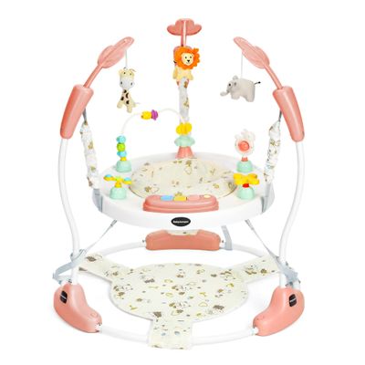 Kinder King Baby Activity Center, Music & Lights, Adjustable Heights, Pink