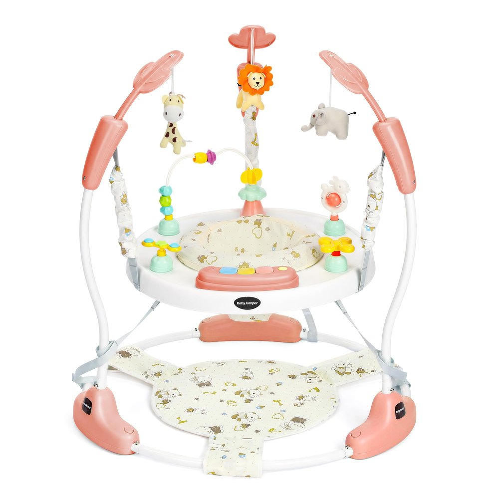 Kinder King Baby Activity Center, Music & Lights, Adjustable Heights, Pink