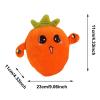 Interactive Musical Banana Plush Toy, 4.3 Inch Fruit Sensing Metronome Sound, Adult Multiplayer Party Game & Sensory Desk Decor (Carrot) view 2