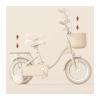 Ride on car Kids Bike for Girls with Bell Basket and Pump Children's Bicycle with Rear Seat Bicycle(Purple,16inch) view 2