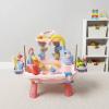 FytStycale Kids Sensory Table Children's Toy Circulating Faucet Smooth Rounded Edges Elephant Water Table, Blue view 3