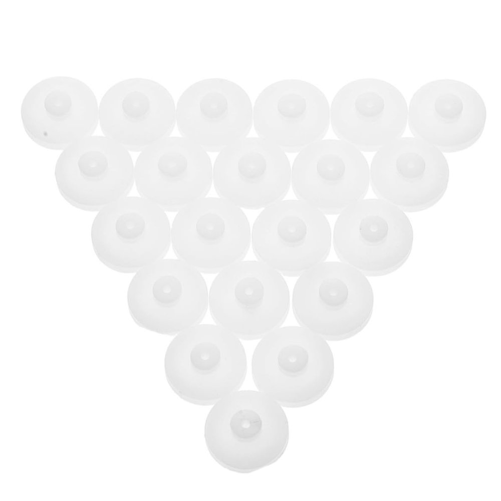 Hohopeti 40 Pcs Plastic Dual Layer Drive Pulley Wheels for Wheel Motor with Speed Reduction Function, Mechanical Pulleys for DIY Model Cars, Robots, and Plane Accessories