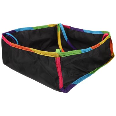 Mikikit Stroller Organizer Bag Made of Sturdy Oxford Cloth and Polyester Fiber Large Capacity Portable Storage Basket for Parents