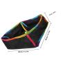 Mikikit Stroller Organizer Bag Made of Sturdy Oxford Cloth and Polyester Fiber Large Capacity Portable Storage Basket for Parents view 2