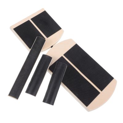 FRCOLOR Wooden Foot Stretch Board for Ankle Strengthening and Single-leg Balance Training, Portable Size Balance Trainer Suitable for Home Use and Dancers to Stability and Flexibility