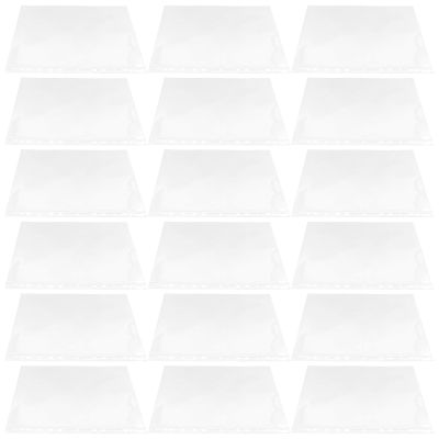 WOONEKY 40pcs A4 Stamp Album Binder Pages with High Transparency, Single-sided Pp Plastic Sleeves for Stamp Collecting and Photo Storage, Universal Fit for Home Shelf or Office Use