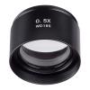 0.5X Stereo Microscope Auxiliary Barlow Lens Big Attachment Objective Lens Microscope view 4