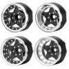 RC Car Repair Kit for TRX4 for TRX6 for SCX10 GEN7 Gen8 D90 1/10 RC Car 4Pcs CNC Aluminum Alloy Beadlock Wheel Rim Hub Adjustable 1.9 Inch Upgrade Parts view 1