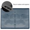 Garneck Stamp Album Pages Universal Fit Binder Inserts A4 40pcs Single-sided Pp Sleeves for Stamp Storage Collection with High Transparency, for Home Shelf Organization view 3