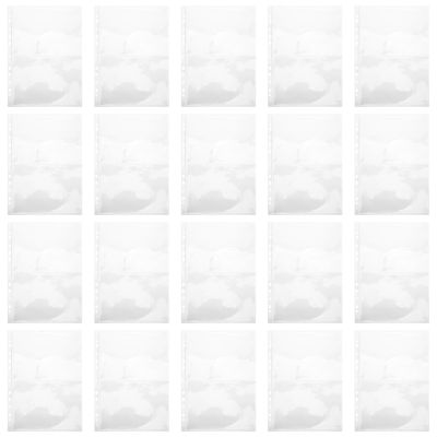 GRADENEVE Stamp Album Pages High Transparency Pp Sheets Single-sided A4 40pcs Universal Fit Binder Inserts for Stamp Collecting and Photo Storage for Home Shelf Collection