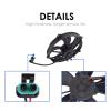 Radiator Cooling Fan UTV ATV for Kawasaki Mule SX 2020-2026,Replace VA75-A101-90A 2413007 Electric Cooling Fan Assembly 12V High Airflow view 3