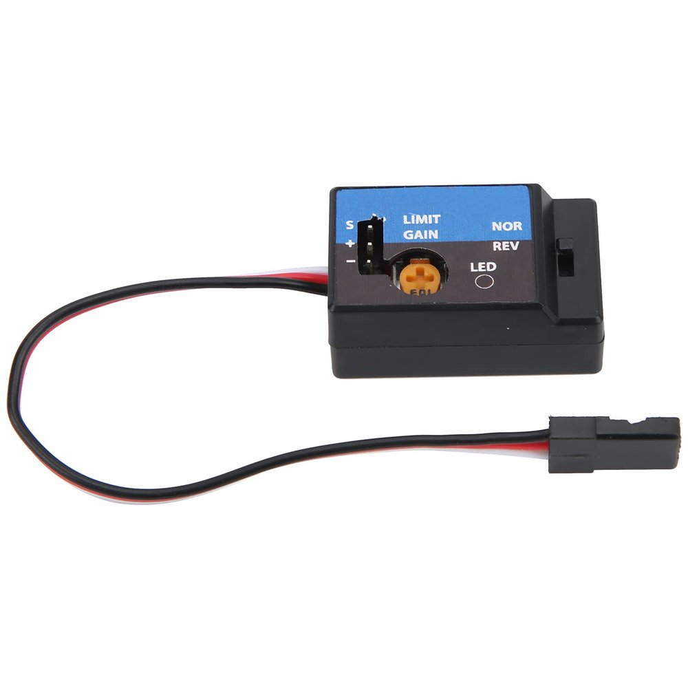 RC Racing Car Mini Auxiliary Gyroscope Module High Stability Drifting Adjustment Control Plastic Electronic Components Upgrade Accessory for WPL D12 Vehicle Modification