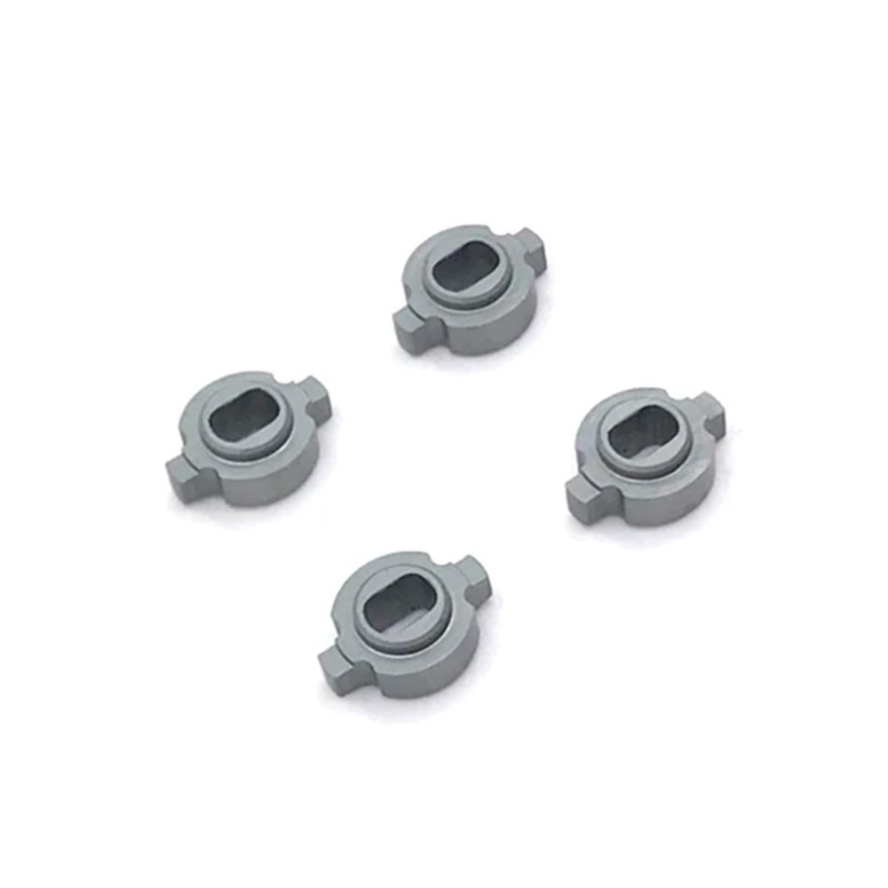 RC Cars Models Parts for Kyosho for MINI-Z MR-03 Zero-Z 1/28 4Pcs Metal Bond Changeover Adapter Wheel Hub Change to for AWD RC Car(Gray)