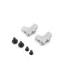 YTRASDF RC Spare Part Compatible with WLtoys 144010 144001 144002 124016 124017 124018 124019 1/14 RC Car Upgrade Parts Accessories Metal Servo Mount(Silver) view 1