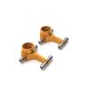 YTRASDF RC Spare Part Compatible with Wltoys 284131 K969 K979 K989 K999 P929 1/28 RC Car Upgrade Modification Parts Accessories Metal Front Steering Cup(Yellow) view 1