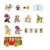 Ai fsem Wheels On The Bus Felt Story Set Bus Song Pieces for Felt Board view 1
