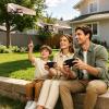 Remote Control Paper Airplane - Electric Flying Glider, Indoor Outdoor Toy view 2
