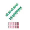 5/10Pairs Universal Fit MPX M6 Multiplex Socket Male Female Bullet Connector Plug Compatible with RC Lipo ESC Motors Aftermarket Replacement(5 Pairs) view 1