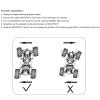 MLKOSS 30.7 * 18.7 * 12.7mm Gyroscope Digital Gyroscope Steering Gear Drift for WPL D12 RC Car view 4