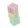 Jenivaint Infinite Cube Fidget Toy Set Plastic Mini Decompression Puzzle 3 Pcs Improve Focus Reduce Restlessness Portable Desk Toy for Office Staff Adults Study Work view 4