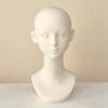 KiBcsLic Mannequin Head Bust Lightweight Mannequin Head with Shoulders Life-Size Face Model for Cosplayers view 2