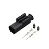 QBSLFVDY 1 Set 2 Pin Sensor Sealed Connector Male Female Replacement for 1-967644-1 1-967570-3(Dark Grey)(Lavender) view 1