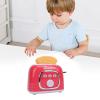 Hamwesh Kids Toaster Toy, Safe ABS Material Play Toaster, Kitchen Appliances for Kids with Bread Accessories for Toddler Girls and Boys view 3