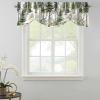 JuBOUPEN Tie Up Curtain Valance 54"x18",Watercolor Animals Bears Deer Foxes Adjustable Window Shade Rod Pocket Kitchen Valances Small Windows Treatment for Living Room Bathroom Bedroom,Rabbits Trees view 2