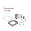 39MM 50CC Bore Cylinder Piston Kit Fit for Franco Mori S6E Mala Griz LE Huskyboy MiN Rx view 4
