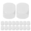 HOMSFOU 50pcs White Acrylic Blank Dice 16mm Square Portable Standard Size for Tabletop Gaming and DIY Creative Board Games view 1
