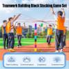 MNJVCFDS Team Building Games for Work Team Stack Tower Game Field Day Outdoor Activity Building Block Stacking view 3