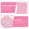 OFFSCH 3pcs Girl Burp Cloths Cotton Six-Layer Breathable and Portable Burping Towels for Mealtime and Home Supply, Soft and Absorbent Household Cloth view 3